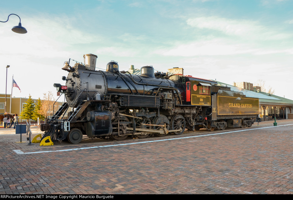 Grand Canyon Railway 2-8-0 Steam Locomotive